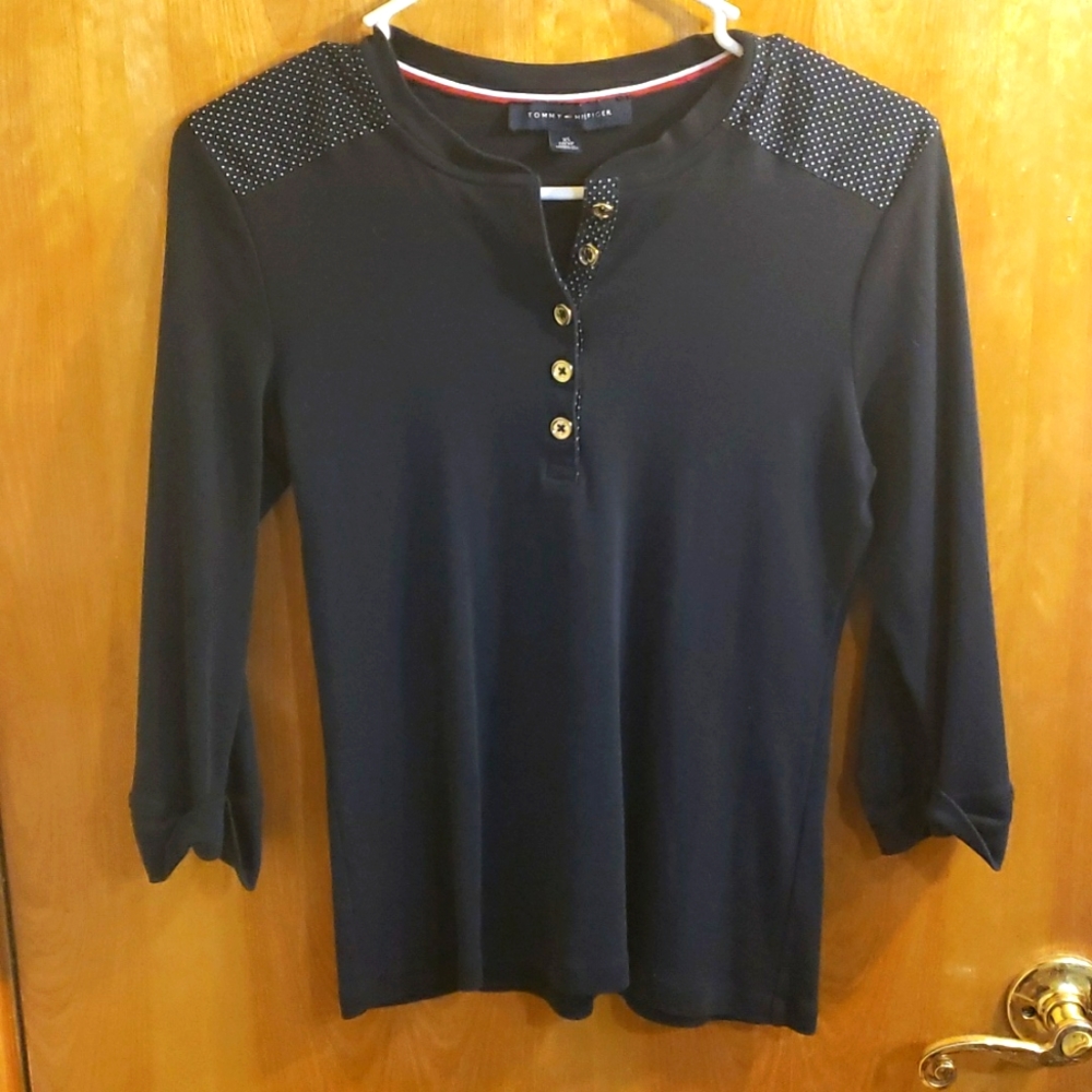 Stylish 3/4 sleeve TH shirt